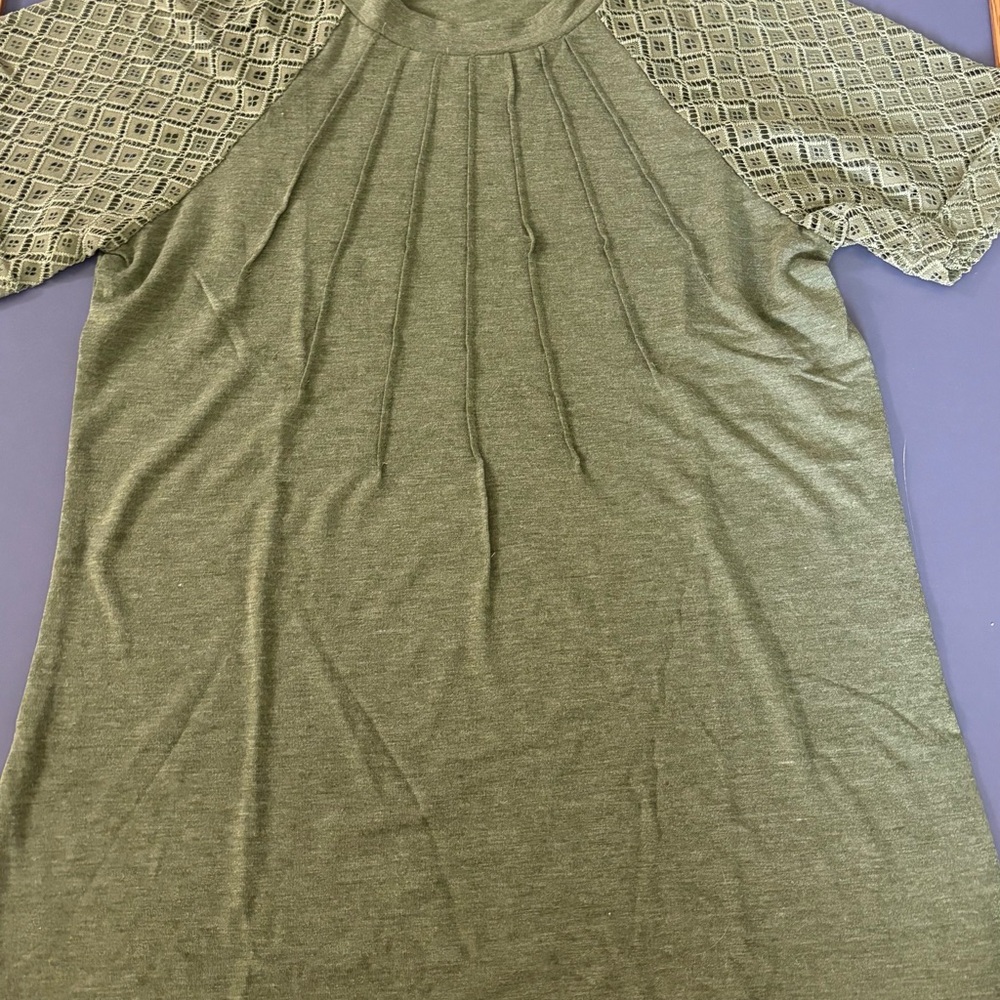 Olive Green Women's Top